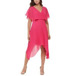 kensie Women's Dress Sz 14 Chiffon Pleated